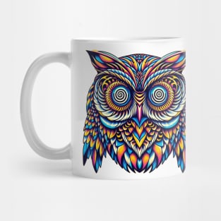 psychedelic owl Mug